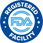 FDA-registered facility badge