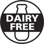 Milk free badge